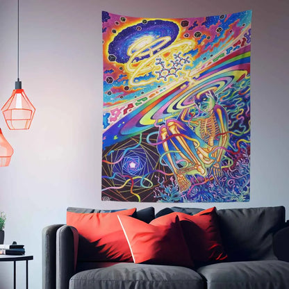 Spiral Out Tapestry-Taspetry-Wallarts Lab-100cm * 150cm-Monkey Ninja