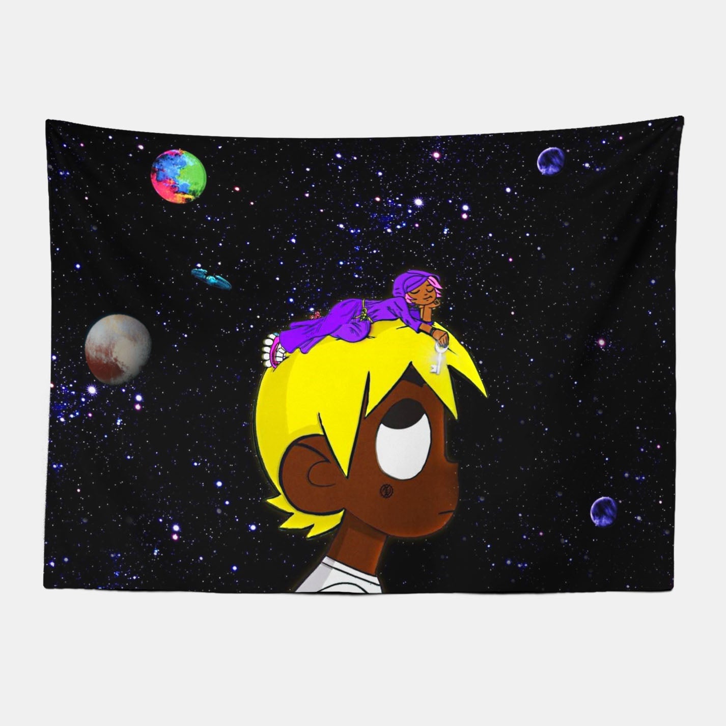 Lil Uzi Vert Eternal Atake Album Cover Tapestry-Taspetry-Wallarts Lab-100cm * 150cm-Monkey Ninja