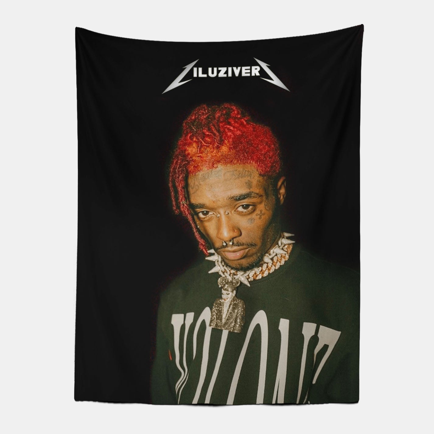 Lil Uzi Vert Rapper Wall Art Tapestry-Taspetry-Wallarts Lab-100cm * 150cm-Monkey Ninja