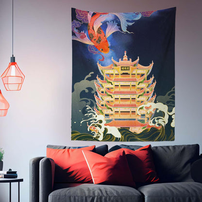 Chinese Style Tapestry-Taspetry-Wallarts Lab-100cm * 150cm-Monkey Ninja