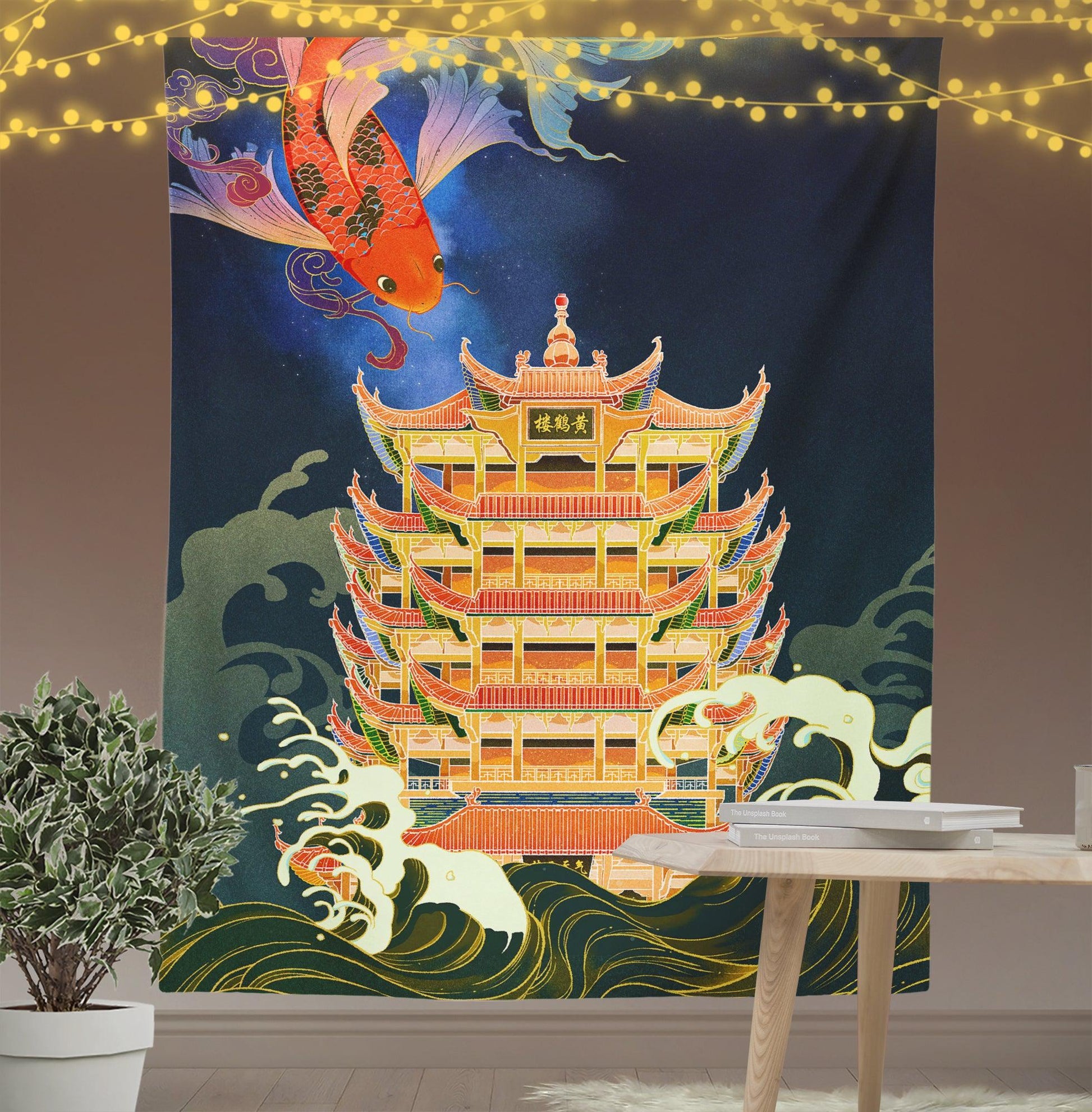 Chinese Style Tapestry-Taspetry-Wallarts Lab-100cm * 150cm-Monkey Ninja