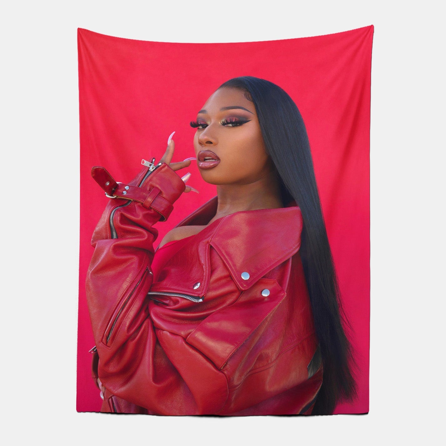 Megan Thee Stallion Rapper Tapestry-Taspetry-Wallarts Lab-100cm * 150cm-Monkey Ninja