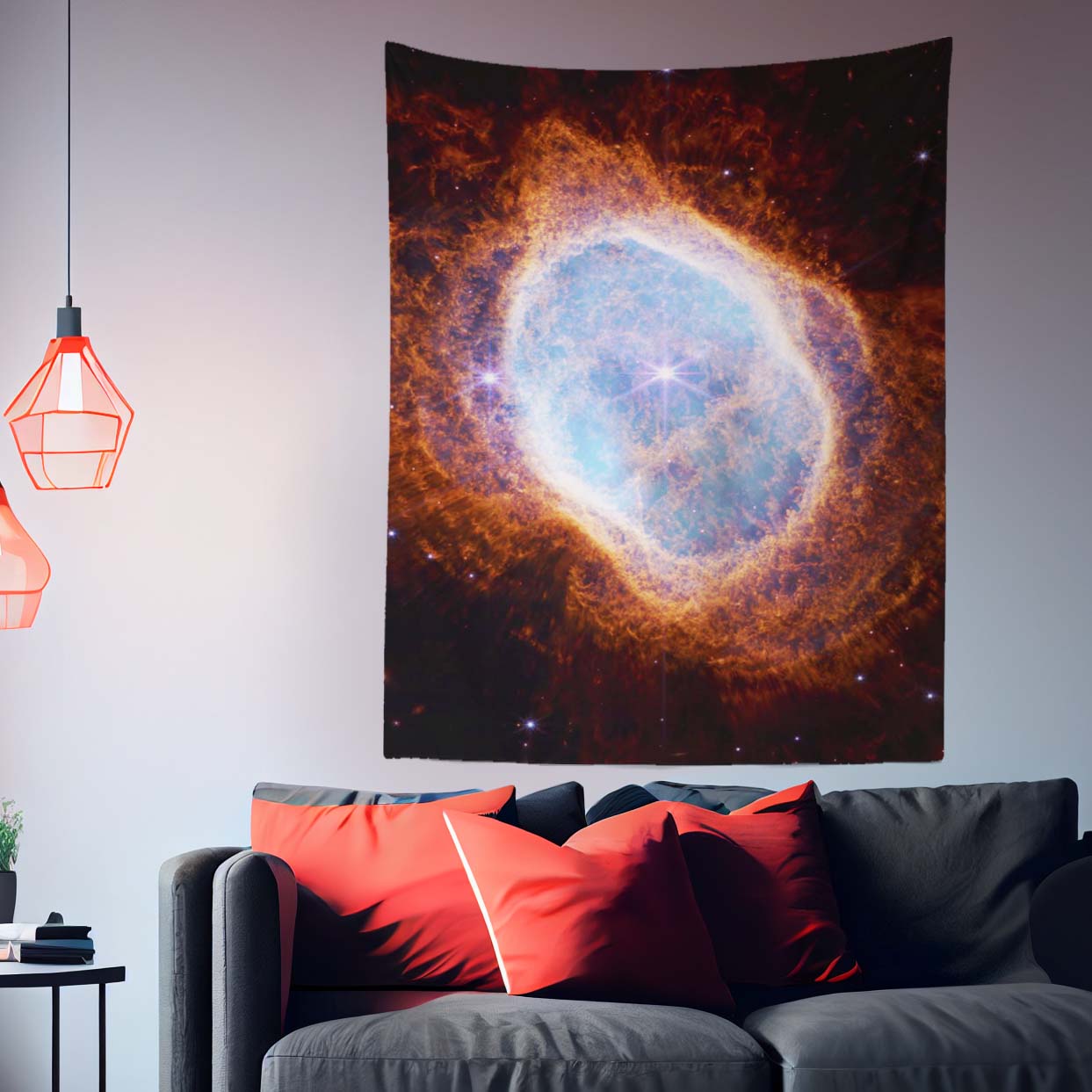 James Webb Telescope Southern Ring Nebula Tapestry-Taspetry-Wallarts Lab-100cm * 150cm-Monkey Ninja