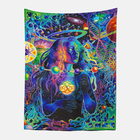 Pandora Goddness Trippy Tapestry-Taspetry-Wallarts Lab-100cm * 150cm-Monkey Ninja