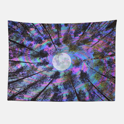 Aurora Forest Tapestry
