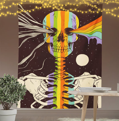 Tirppy Skull Tapestry