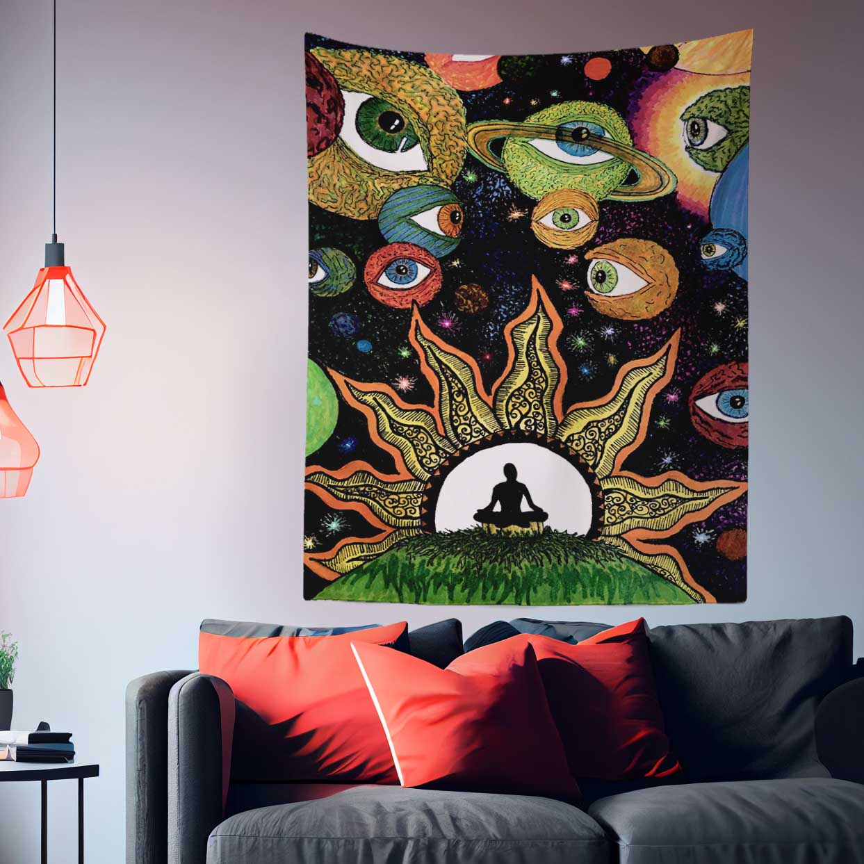 Psychedelic Art Tapestry