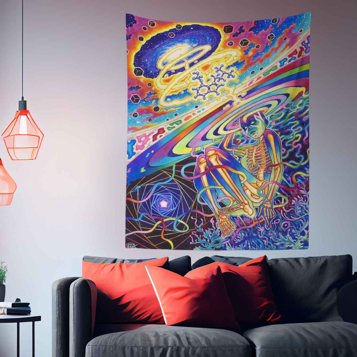 Spiral Out Tapestry-Taspetry-Wallarts Lab-100cm * 150cm-Monkey Ninja