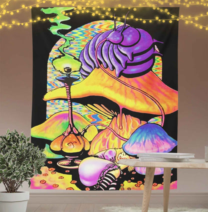 The Poisonous Mushrooms Tapestry-Taspetry-Wallarts Lab-100cm * 150cm-Monkey Ninja