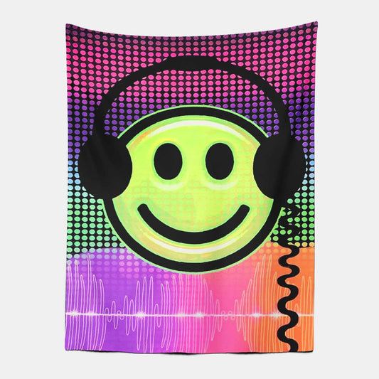 Audio Smile Tapestry-Taspetry-Wallarts Lab-100cm * 150cm-Monkey Ninja
