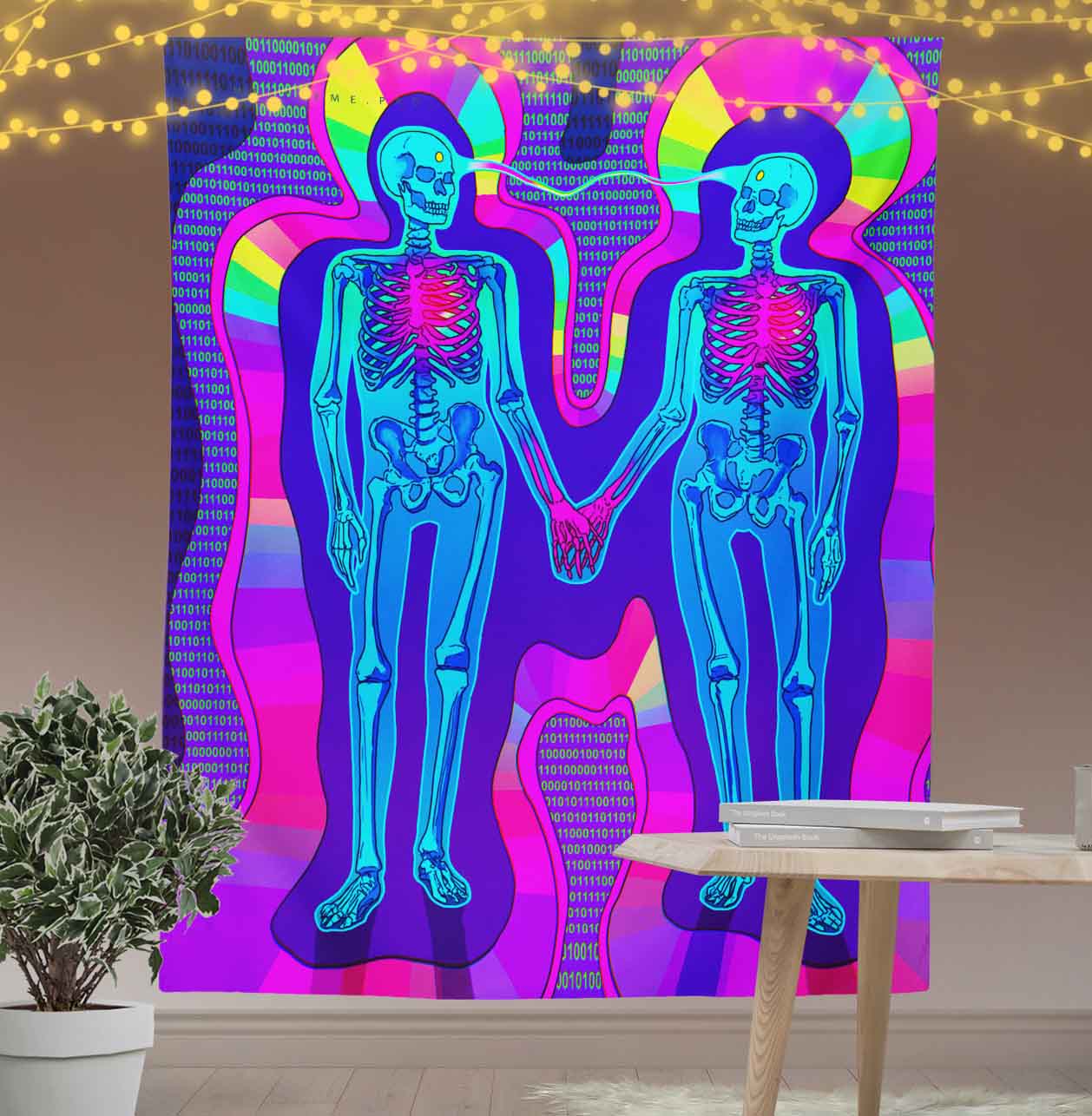 Persistence of Connection Tapestry-Taspetry-Wallarts Lab-100cm * 150cm-Monkey Ninja