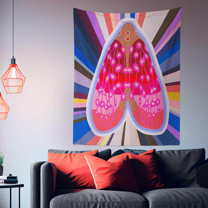 Beat Heart Tapestry-Taspetry-Wallarts Lab-100cm * 150cm-Monkey Ninja