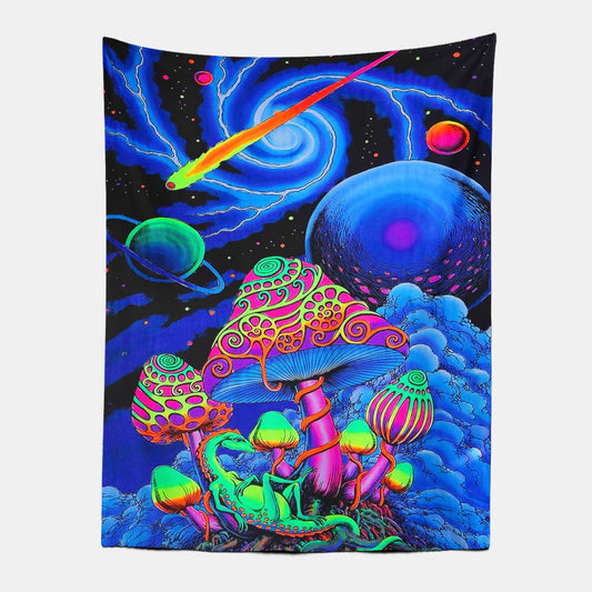 Trippy Mushroom Universe Tapestry-Taspetry-Wallarts Lab-100cm * 150cm-Monkey Ninja