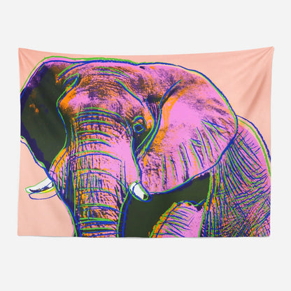 Hippie Elephant Tapestry