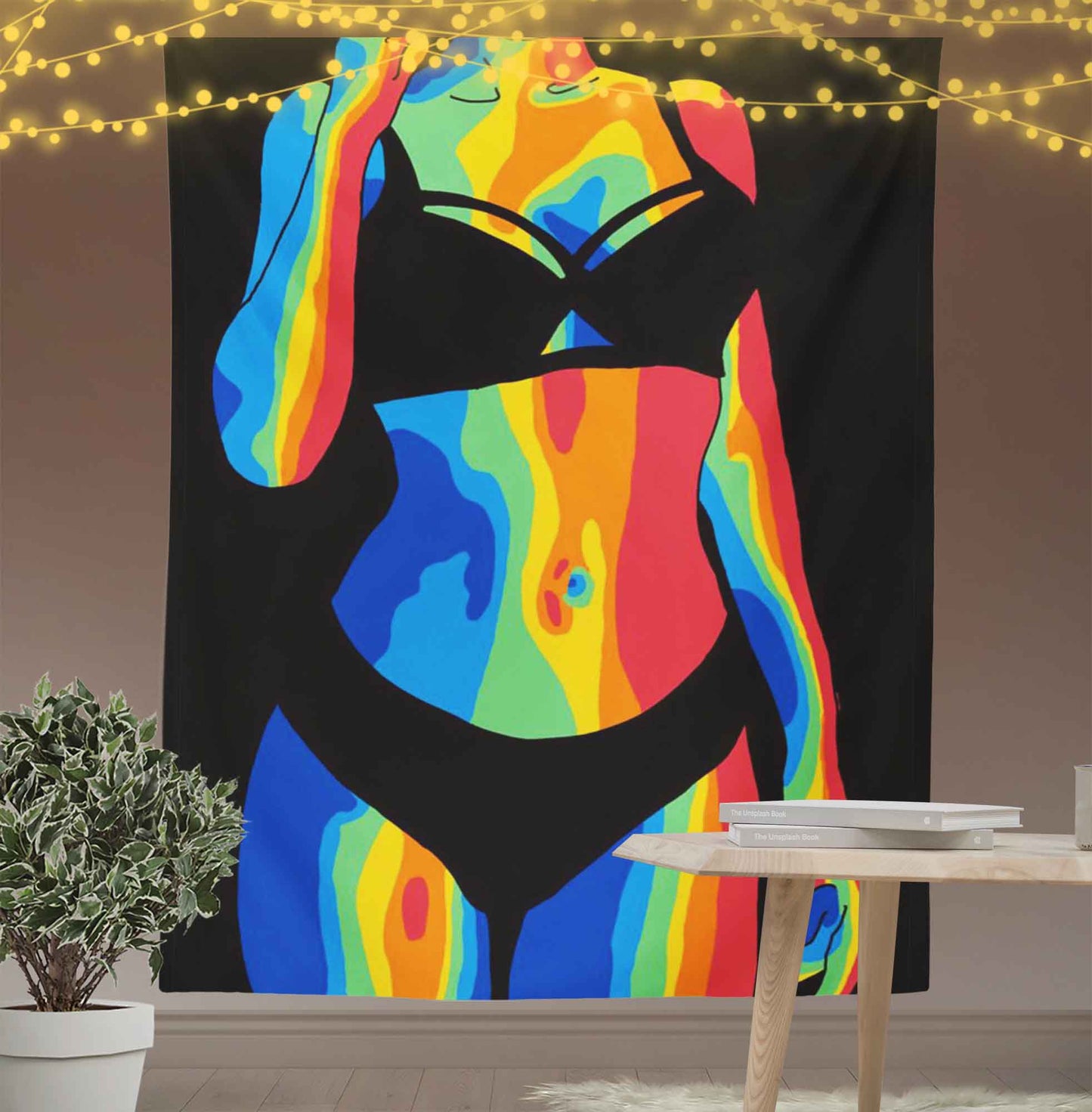 Colorful Girls Body Tapestry