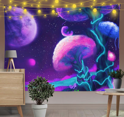 Fantasy Night Sky Tapestry