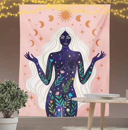 Moon Goddess Divination Tapestry