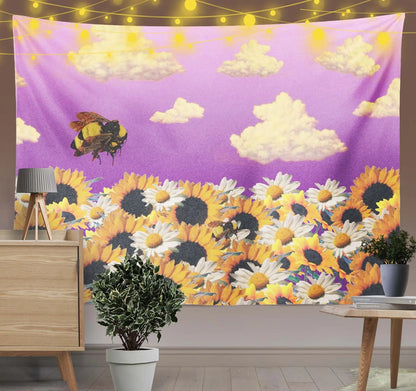 Tyler The Creator Flora Boy Bee Album Cover Tapestry-Taspetry-Wallarts Lab-100cm * 150cm-Monkey Ninja