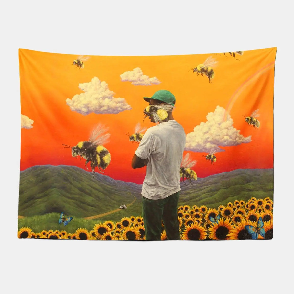 Tyler The Creator Flower Boy Tapestry-Taspetry-Wallarts Lab-100cm * 150cm-Monkey Ninja