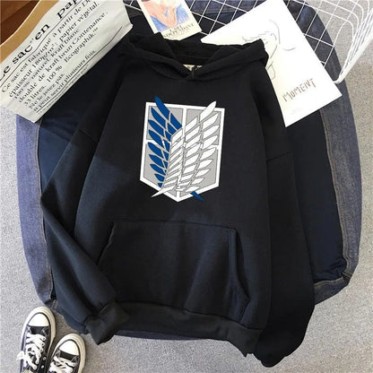 Wings Of Freedom Hoodie-Clothing-Monkey Ninja-Black-S-Monkey Ninja