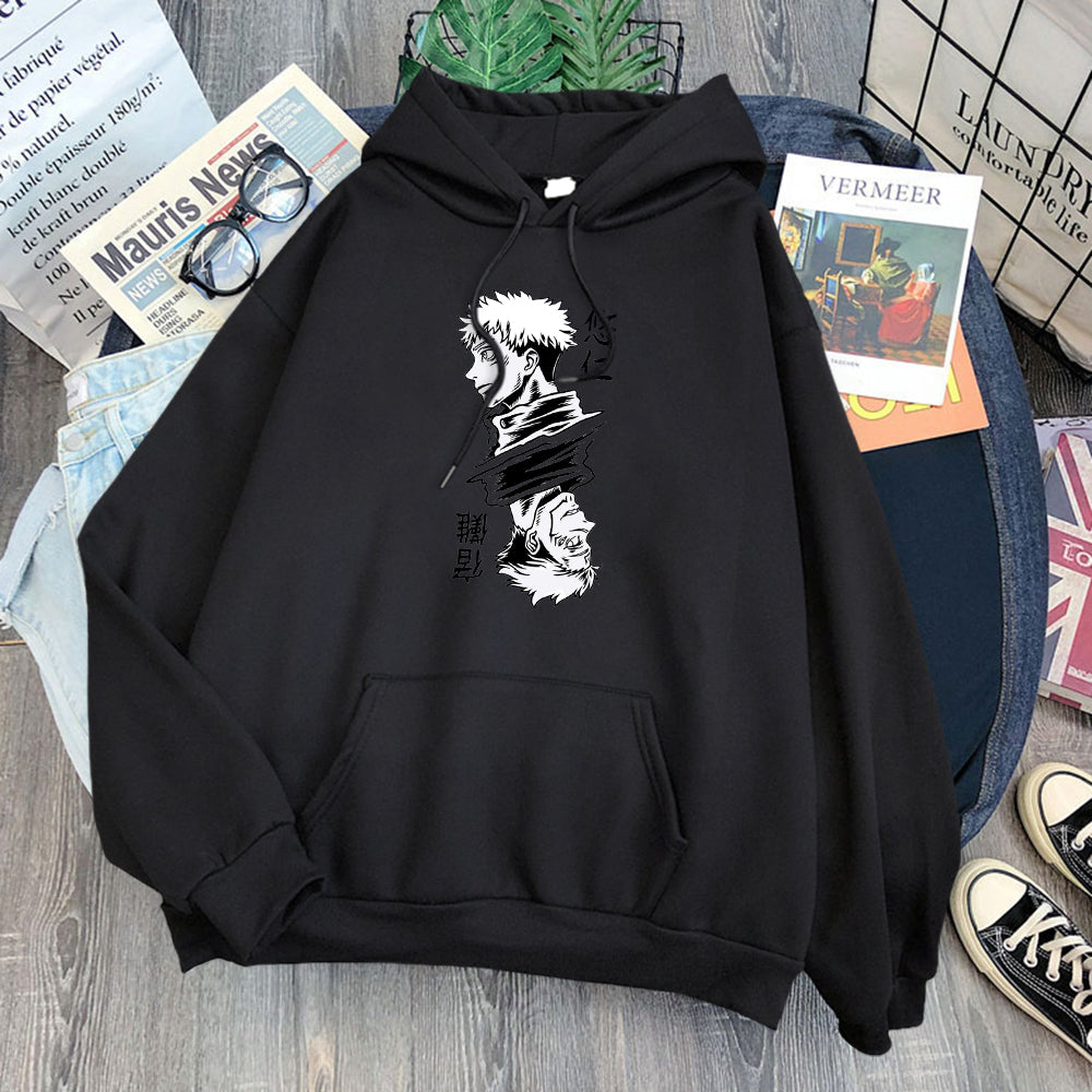 Jujutsu Kaisen Yuji Itadori and Sukuna Hoodie