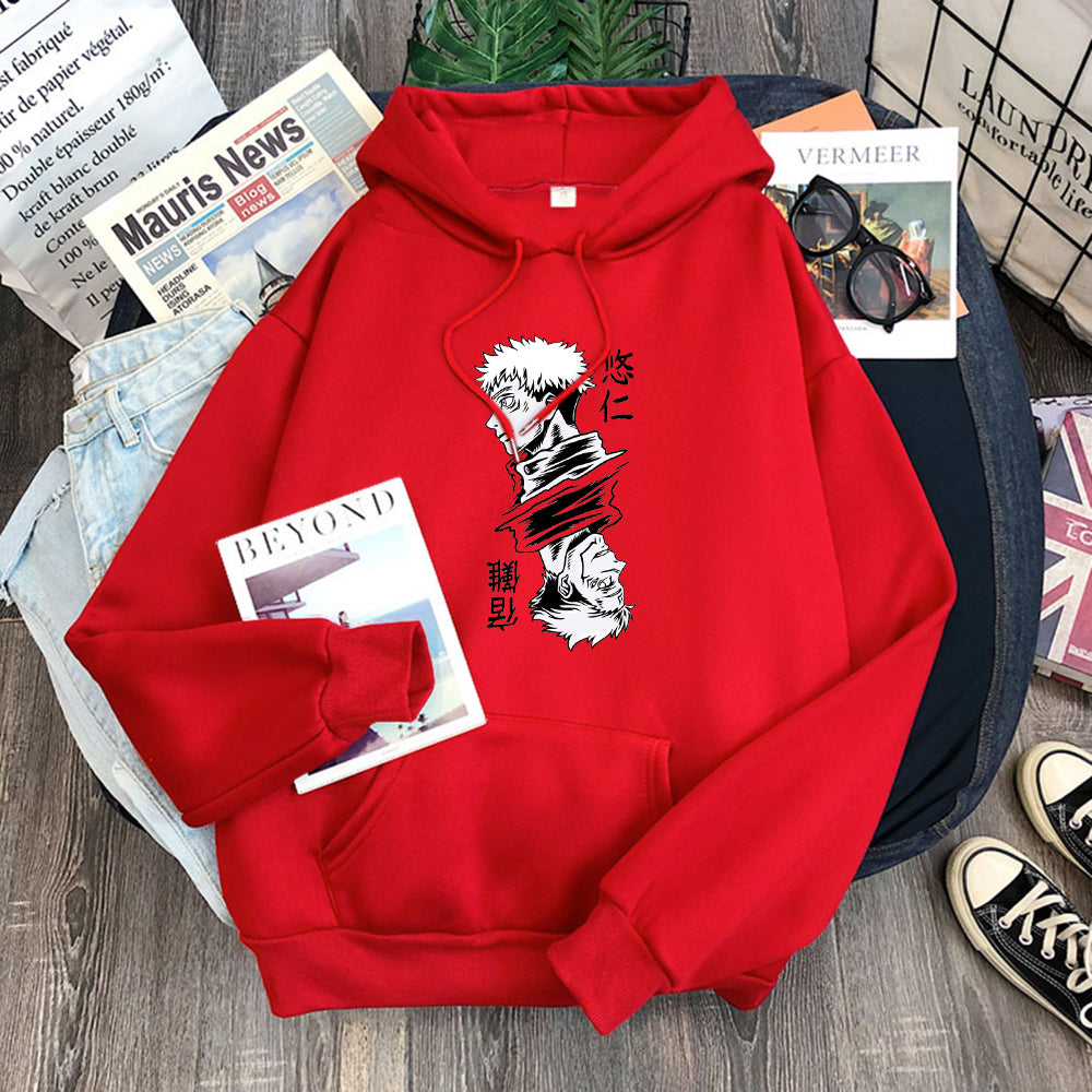 Jujutsu Kaisen Yuji Itadori and Sukuna Hoodie