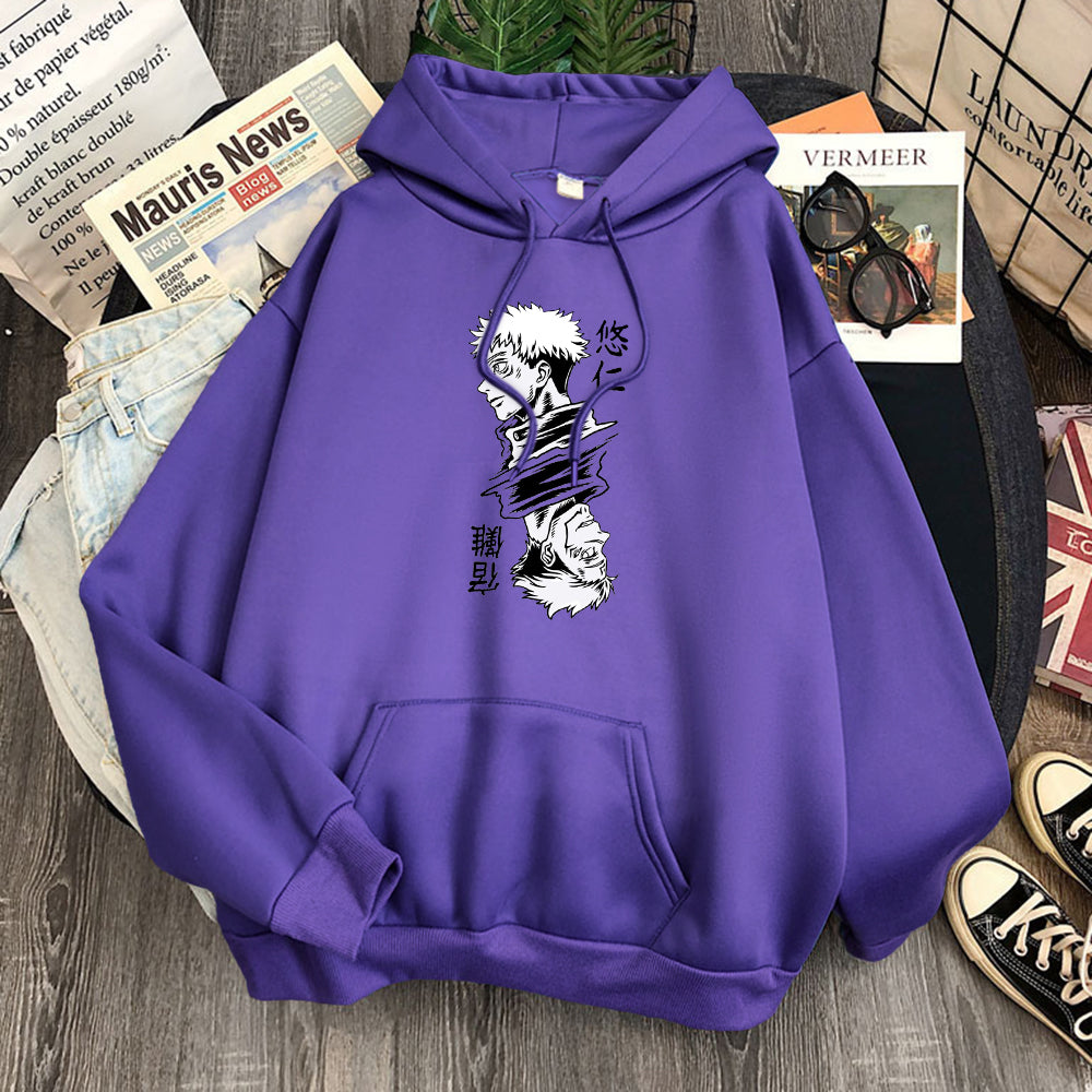 Jujutsu Kaisen Yuji Itadori and Sukuna Hoodie