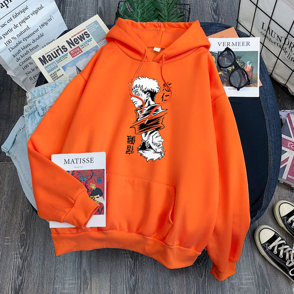 Jujutsu Kaisen Yuji Itadori and Sukuna Hoodie