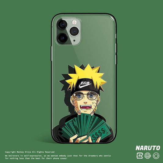 Naruto Young Money Popsocket Tempered Glass Phone Case - Monkey Ninja