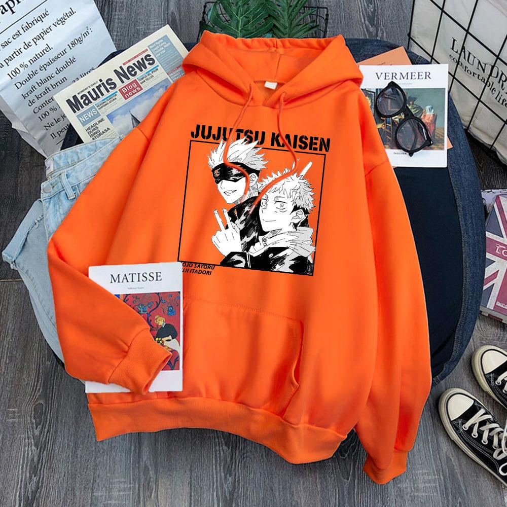 Jujutsu Kaisen Gojo and Yuji Hoodie