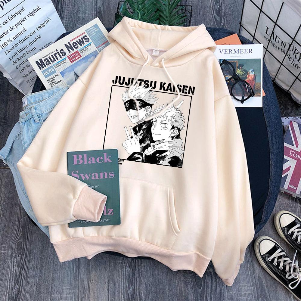 Jujutsu Kaisen Gojo and Yuji Hoodie