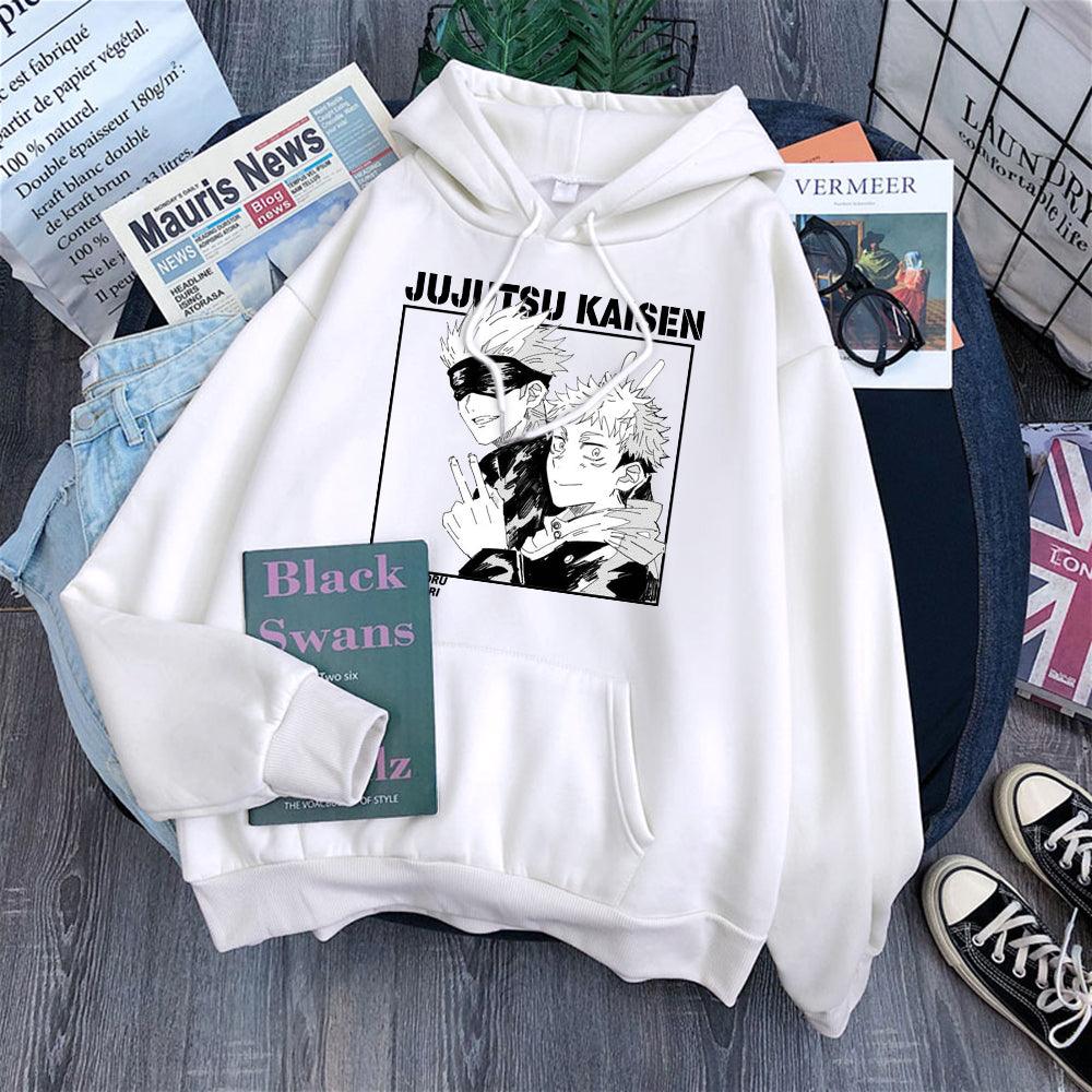 Jujutsu Kaisen Gojo and Yuji Hoodie