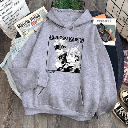Jujutsu Kaisen Gojo and Yuji Hoodie