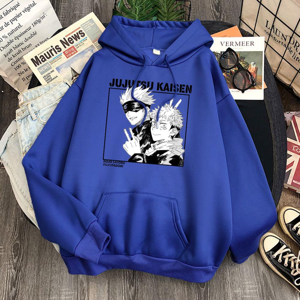 Jujutsu Kaisen Gojo and Yuji Hoodie