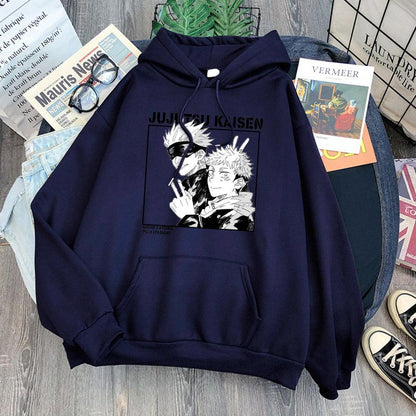 Jujutsu Kaisen Gojo and Yuji Hoodie