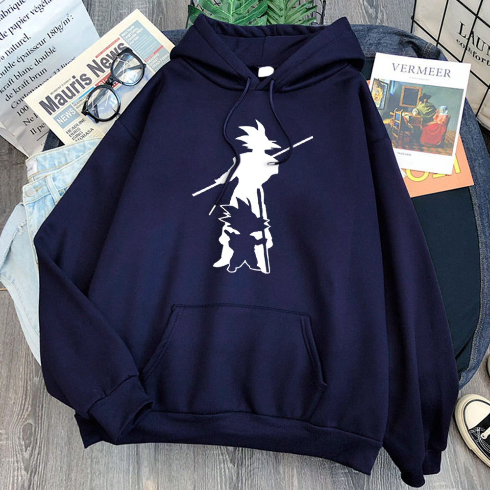 Dragon Ball Goku Hoodie-Clothing-Monkey Ninja-Dark Blue-S-Monkey Ninja