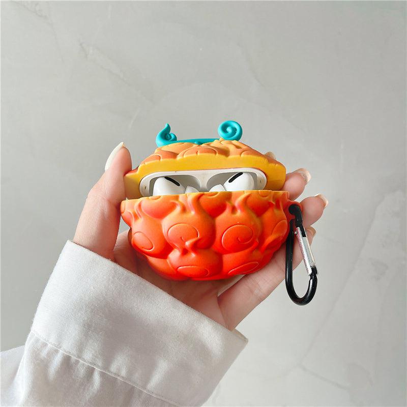 One Piece Sabo Portgas D. Ace Devil Fruit Anime Airpods 1/2/3/Pro Case Mera Mera No Mi-Airpods Case-Monkey Ninja-Airpods 1/2-Monkey Ninja