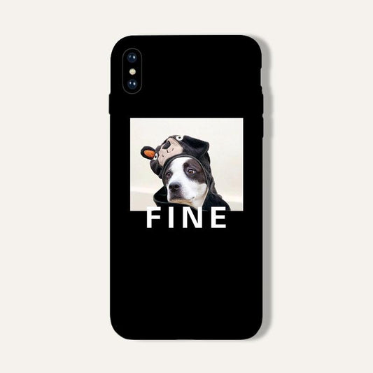 Simplicity FINE Tempered Glass Soft Silicone Phone Case-Phone Case-Monkey Ninja-iPhone X/XS-Tempered Glass-Monkey Ninja