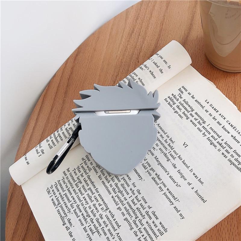 Naruto Series Kakashi Airpods 1/2/3/Pro Case Cute 3D Funny Characters Cartoon Silicone Case-Airpods Case-Monkey Ninja-Airpods 1/2-Monkey Ninja