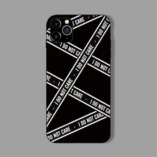 Creative Hand Drawing Simplicity Tempered Glass Phone Case - Monkey Ninja