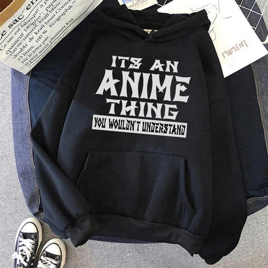 It's An Anime Thing You Wouldn't Understand Hoodie-Clothing-Monkey Ninja-Black-S-Monkey Ninja