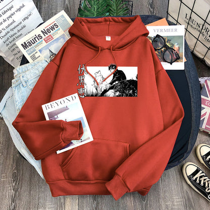 Jujutsu Kaisen Megumi Divine Dogs Hoodie