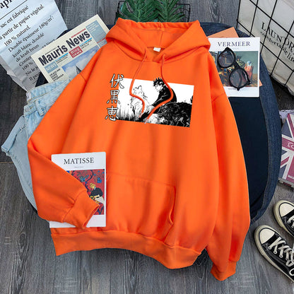 Jujutsu Kaisen Megumi Divine Dogs Hoodie