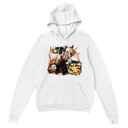 My Hero Academia | Bakugo | Anime Hoodie (Unisex)-Hoodie-Monkey Ninja-White-S-Monkey Ninja