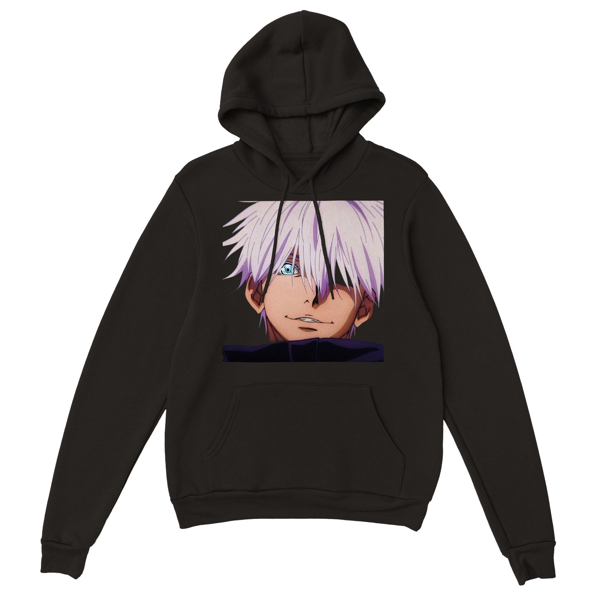 Jujutsu Kaisen | Gojo Satoru | Anime Hoodie (Unisex)-Hoodie-Monkey Ninja-Black-S-Monkey Ninja