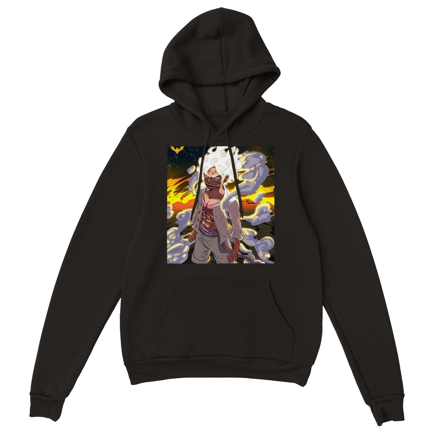 One Piece | Luffy Gear 5 | Anime Hoodie (Unisex)-Hoodie-Monkey Ninja-Black-S-Monkey Ninja