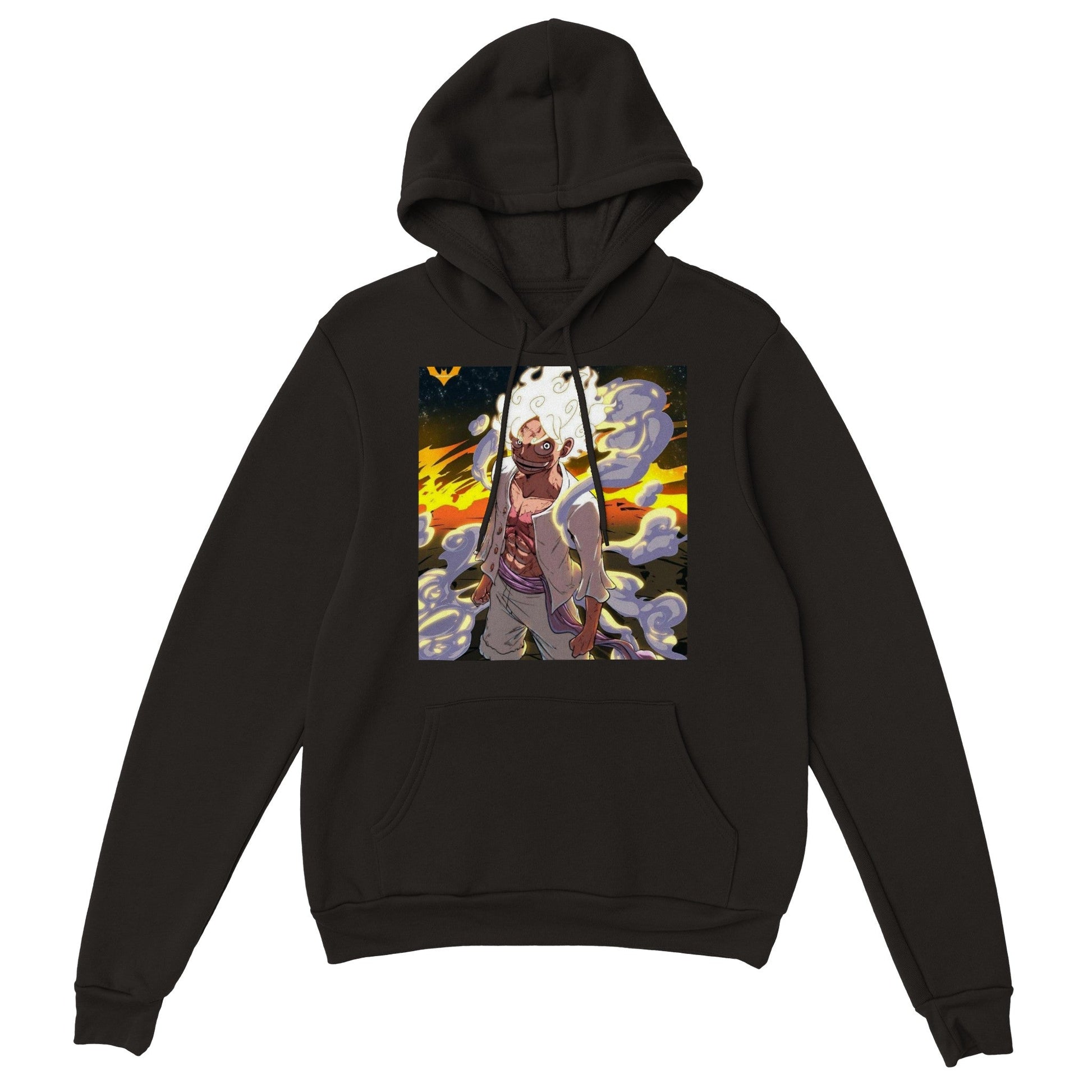 One Piece | Luffy Gear 5 | Anime Hoodie (Unisex)-Hoodie-Monkey Ninja-Black-S-Monkey Ninja