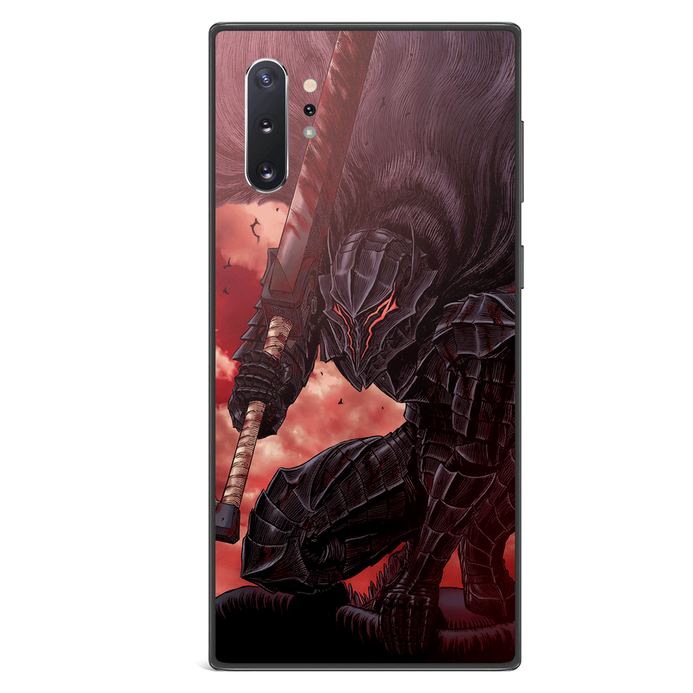 Berserk Panel Tempered Glass Soft Silicone Samsung Case