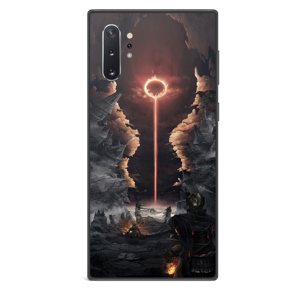 Dark Souls Tempered Glass Soft Silicone Samsung Case
