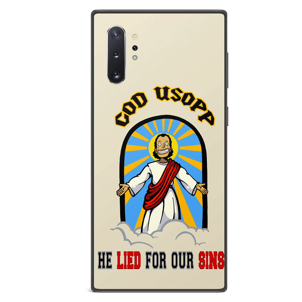 One Piece God Usopp Tempered Glass Soft Silicone Samsung Case